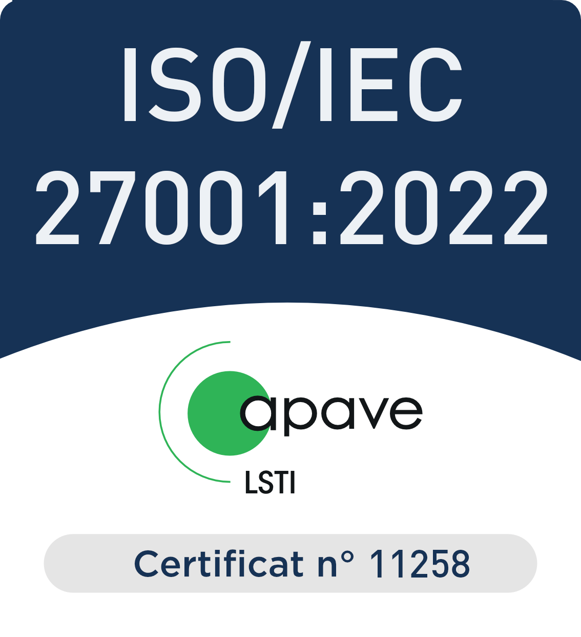 Certificat ISO 27001 Siagilus